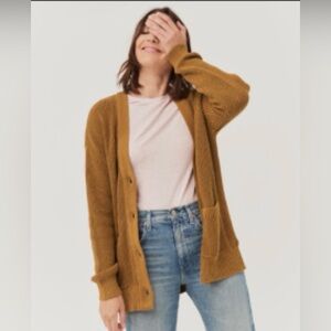 Pact Women's Golden Cardigan Sweater